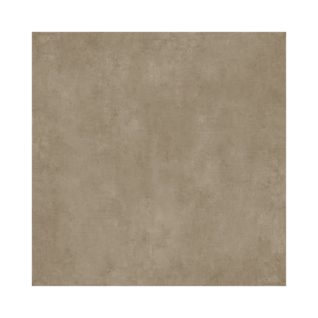 Porcelanato Cimentício Acetinado Retificado 61x61cm Concreta Brown Gaudi