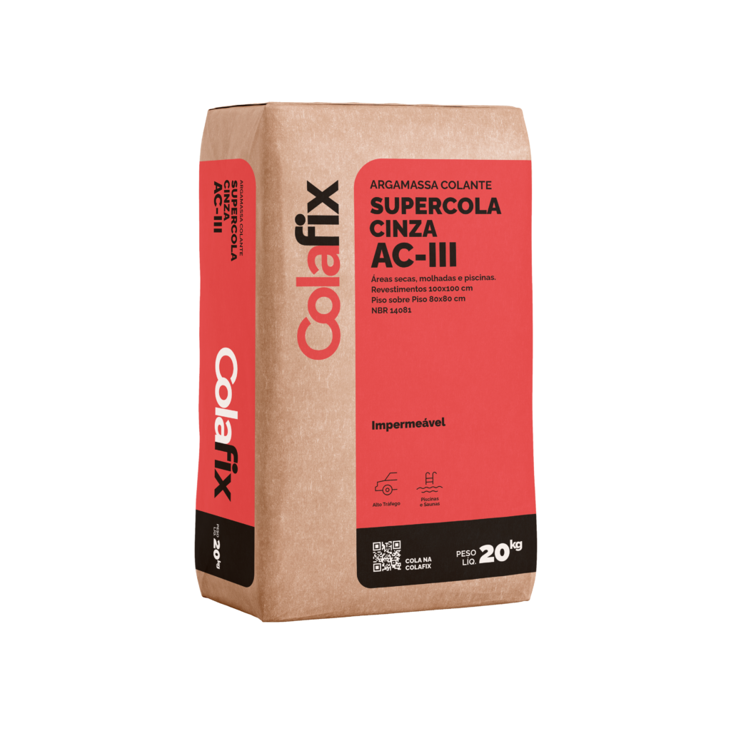 Argamassa AC-III Cinza Super 20Kg Colafix