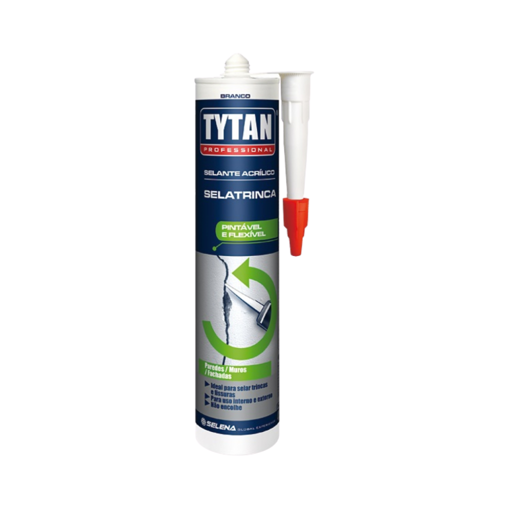 Selante Acrílico Branco Selatrinca 450g Tytan