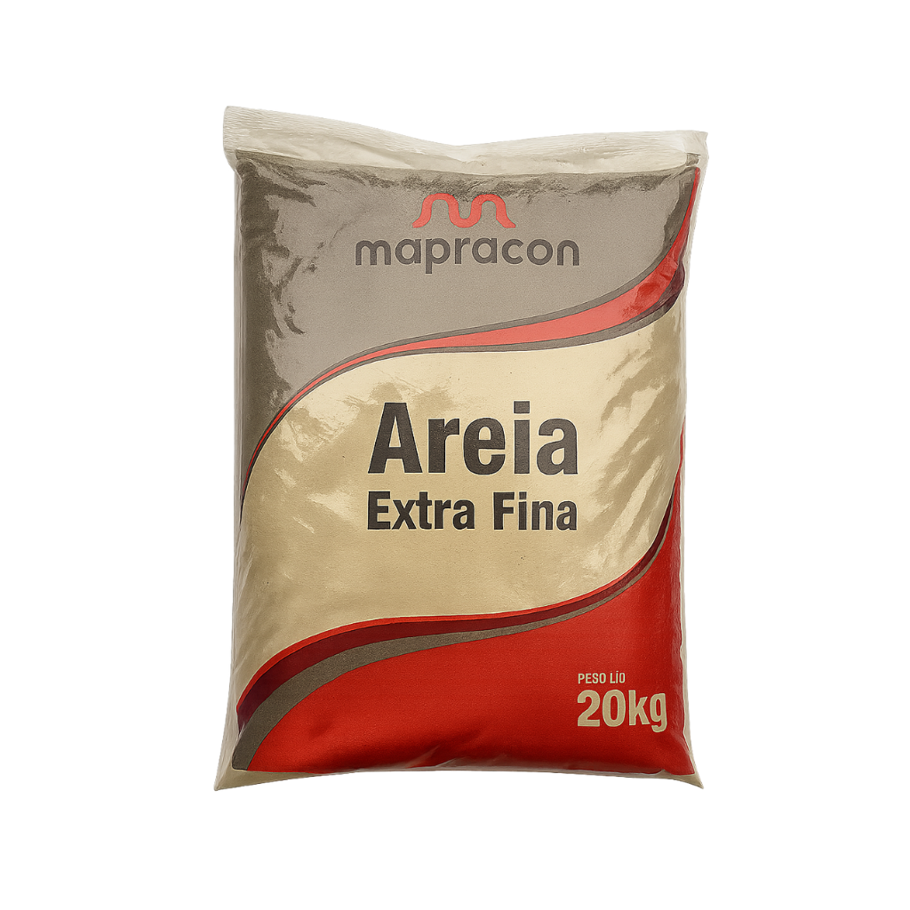 Areia Extra Fina Ensacada 20kg Mapracon