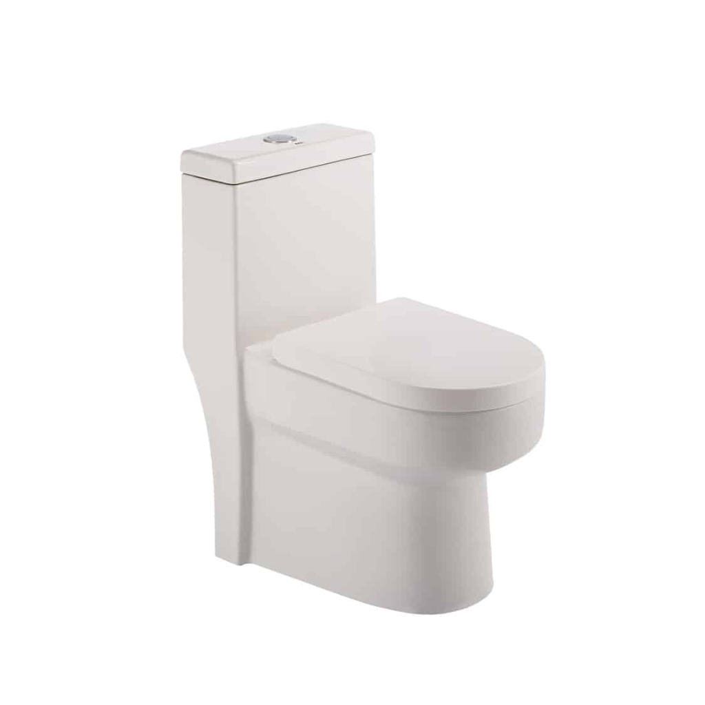 Vaso Sanitário Monobloco Redondo com Kit Instalação Branco Eco Metais