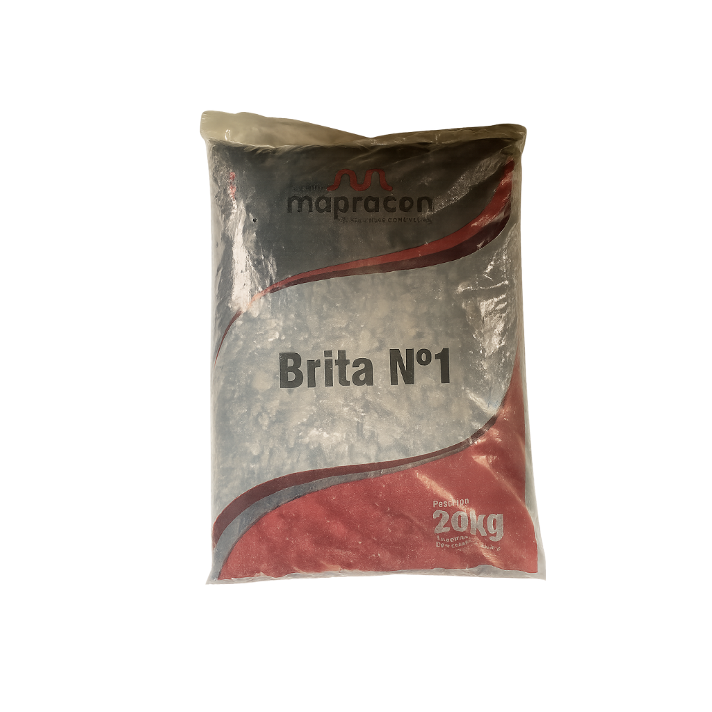 Pedra Britada Nº 01 Ensacada 20kg