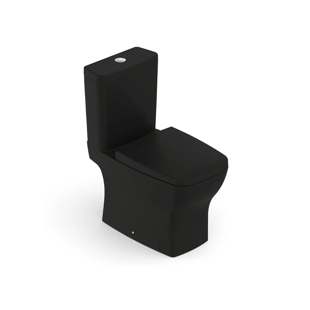 Vaso Sanitário com Caixa Acoplada e Kit Instalação Boss Incepa Noir