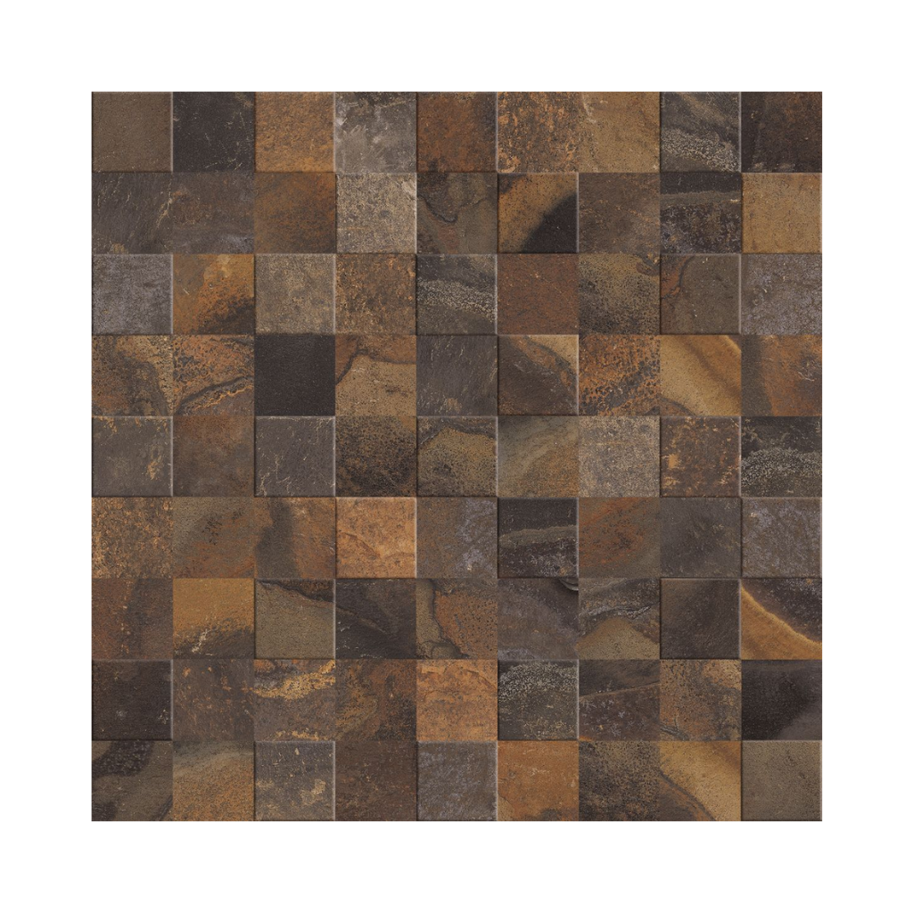 Revestimento Decorativo Ferrugem Retificado 58,4x58,4cm Simetria Stone MIX MLX Portinari