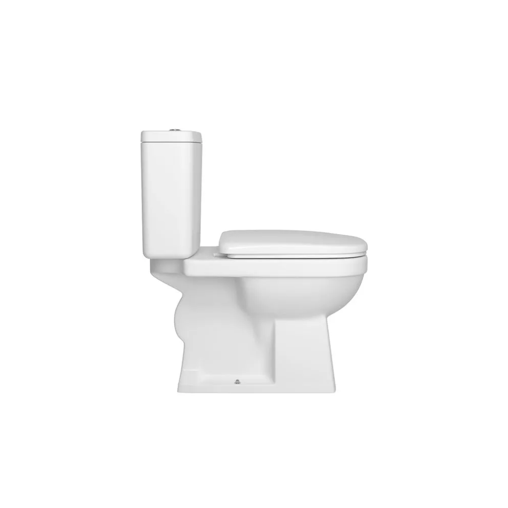 Vaso Sanitário com Caixa Acoplada e Kit Instalação Quadra Deca Branco