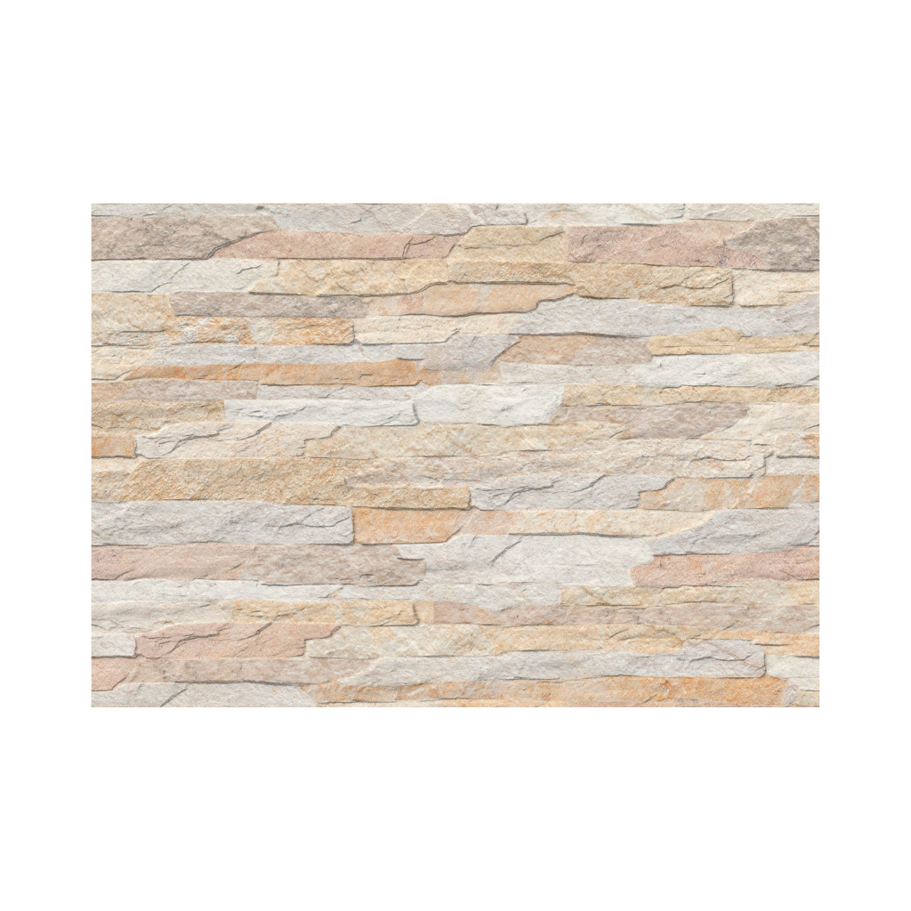 Porcelanato Decorativo Pedra Retificado 45x65cm Filetado Ceusa