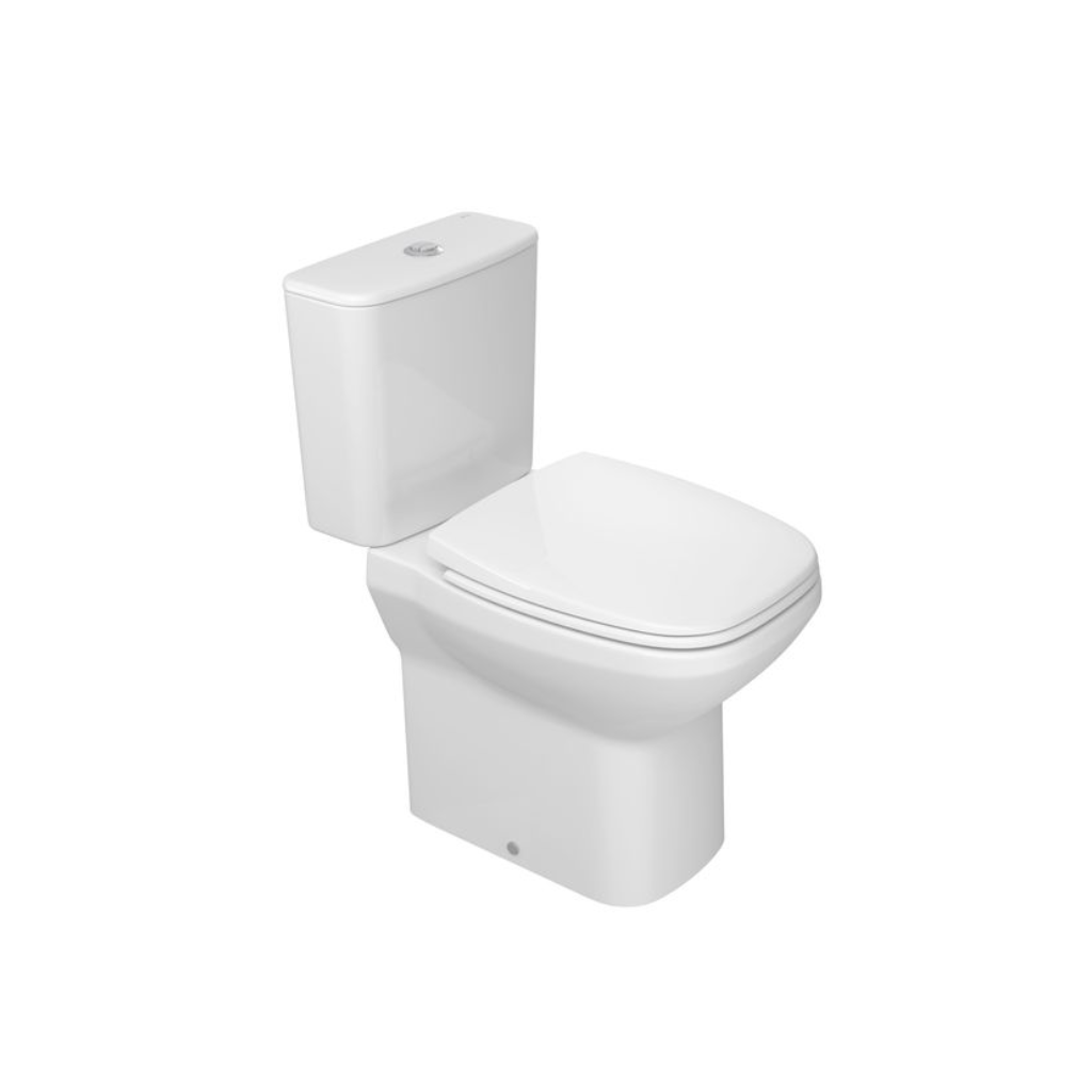 Vaso Sanitário com Caixa Acoplada e Kit Instalação Flex Deca Branco
