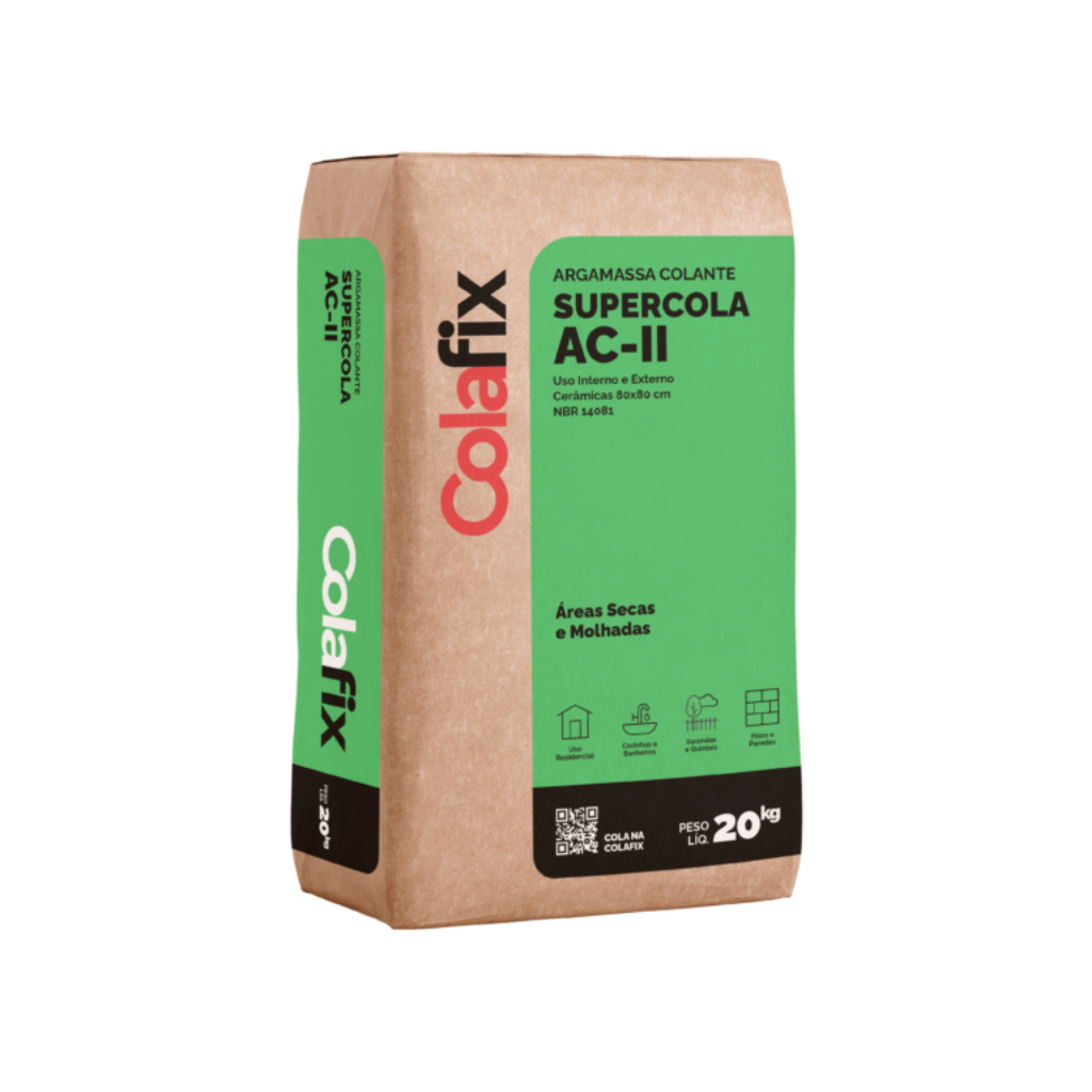 Argamassa AC-II Cinza Super 20Kg Colafix