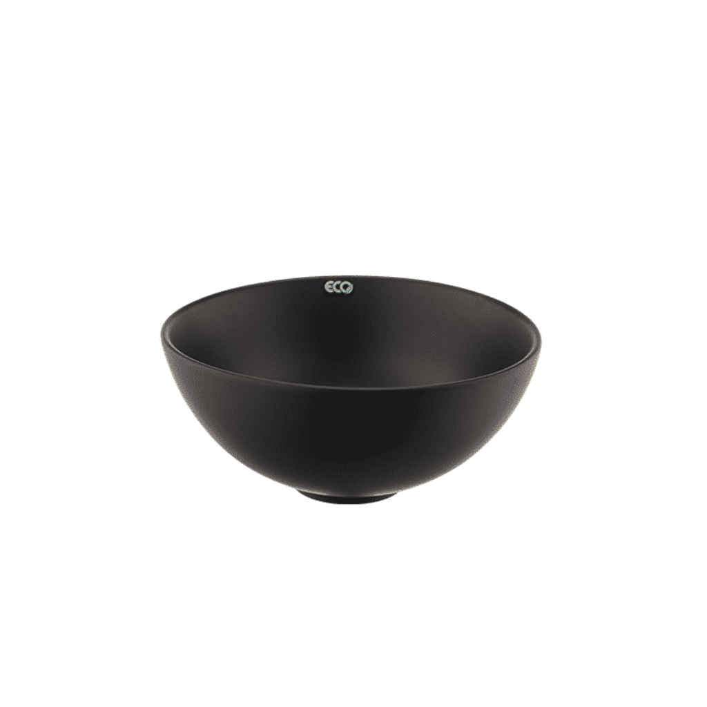 Cuba Redonda de Apoio 32cm Preto Fosco Eco Metais