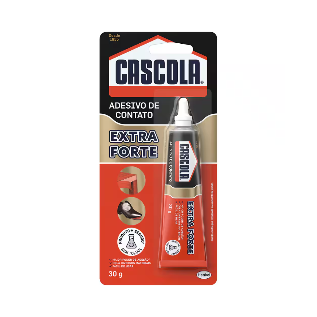 Adesivo Cola de Contato Extra Forte Sem Tuluol 30g Cascola