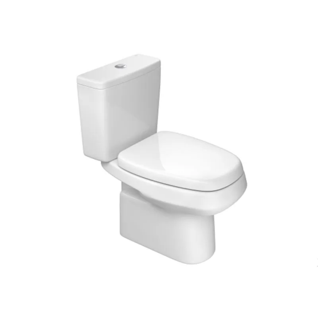 Vaso Sanitário com Caixa Acoplada e Kit Instalação Monte Carlo Deca Branco