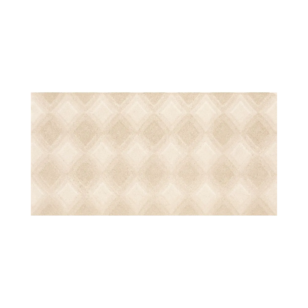 Porcelanato Decorativo Cinza Retificado 29,1x58,4cm Charm Diamond BE Portinari