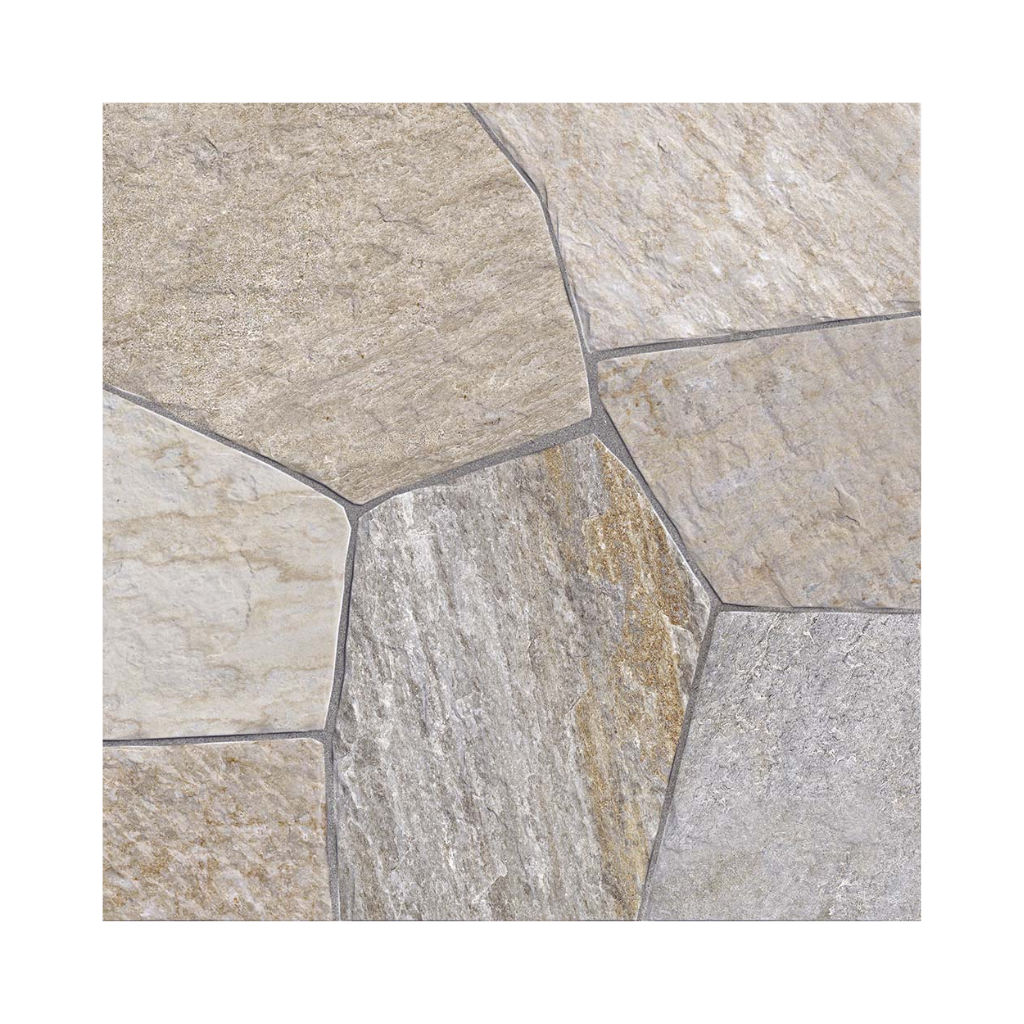 Revestimento Cerâmico Pedra Bege Bold 58x58cm Incopisos