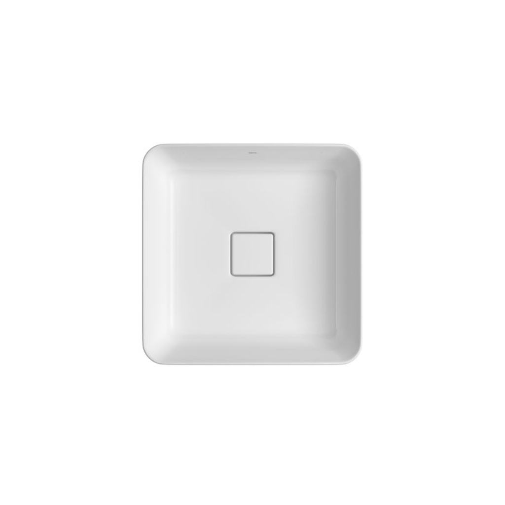 Cuba Quadrada de Sobrepor Slim 40cm Branca Deca