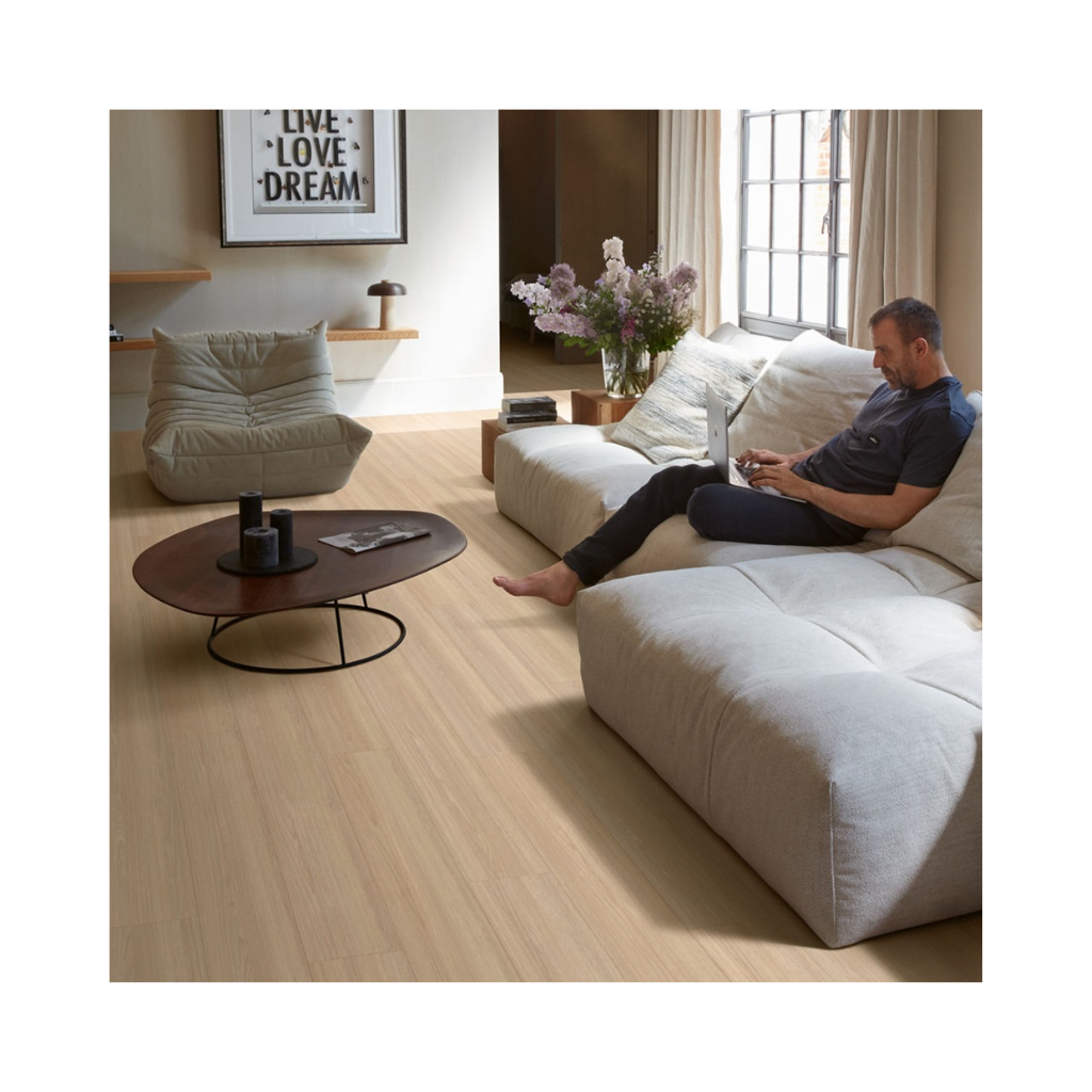 Piso Laminado QuickStep Smart Carvalho Vanilla