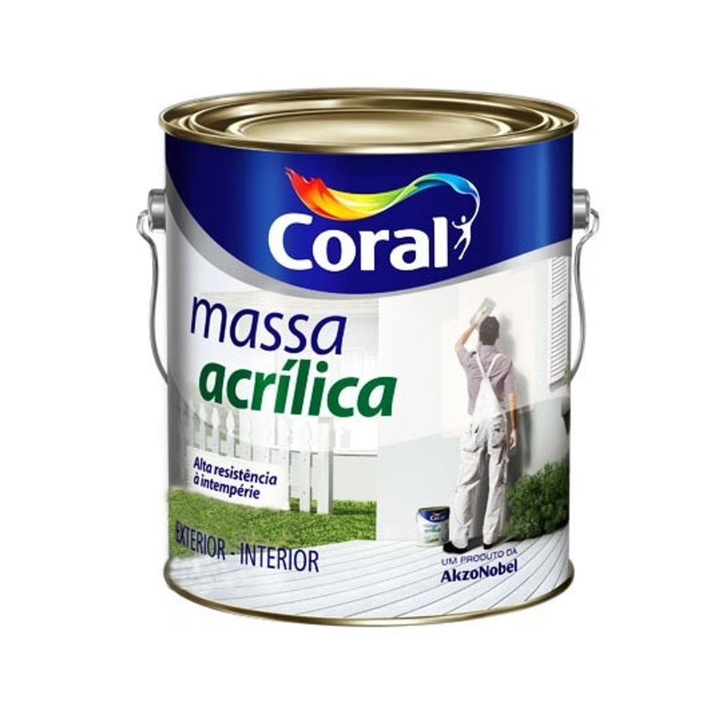Massa Acrílica Branca Coral