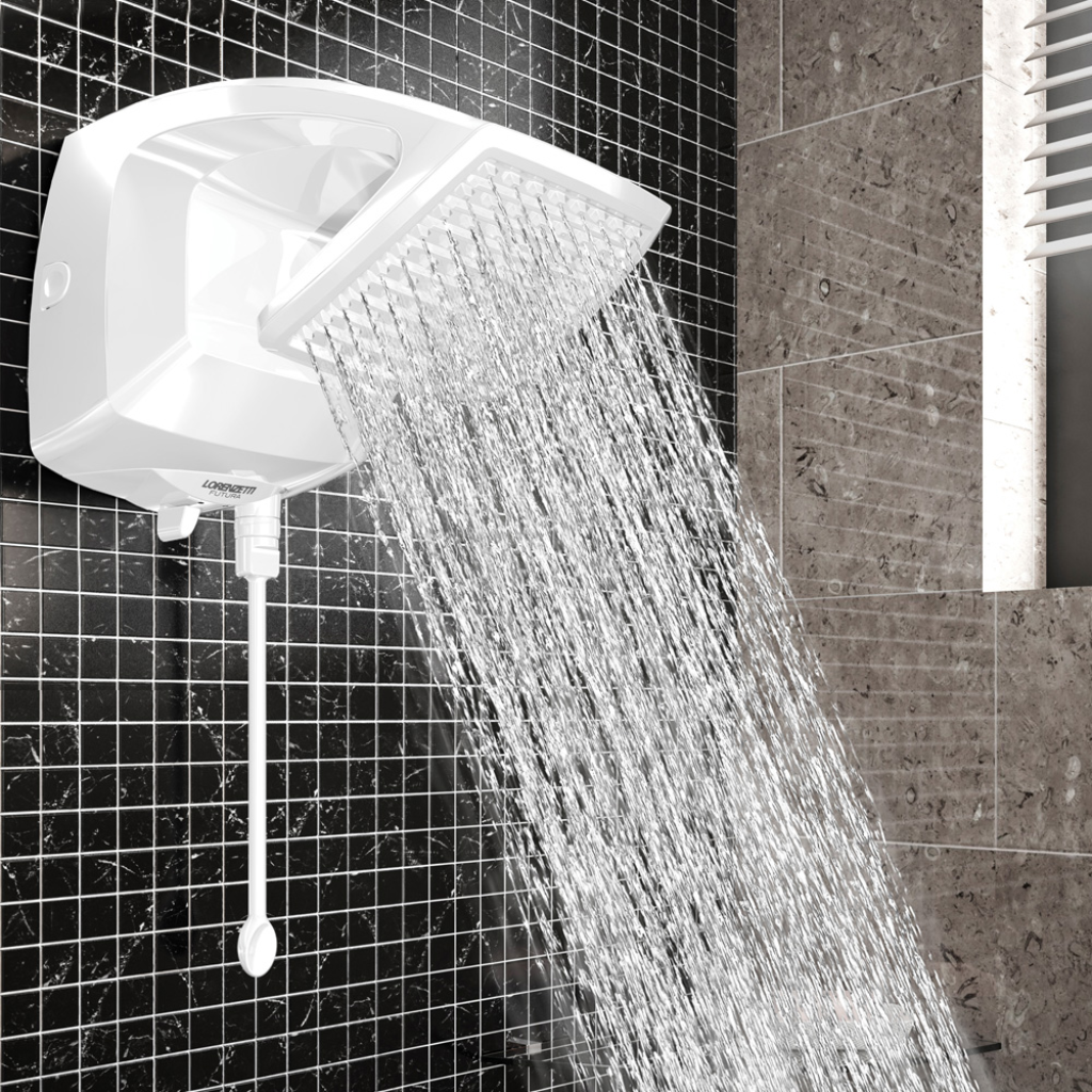 Chuveiro Eletrônico Lorenzetti Ducha Futura 220V 7500W Branco
