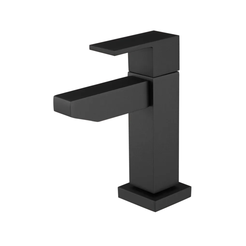 Torneira de Bancada para Lavatório Baixa Preto Fosco Imperatriz