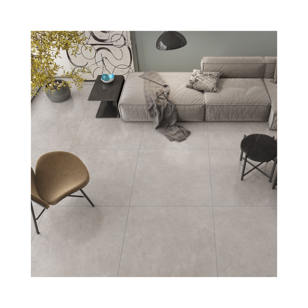 Piso Cerâmico Cimentício Acetinado Retificado 90x90cm Nature Urbaine Incopisos