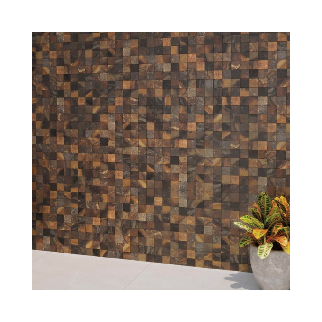 Revestimento Decorativo Ferrugem Retificado 58,4x58,4cm Simetria Stone MIX MLX Portinari