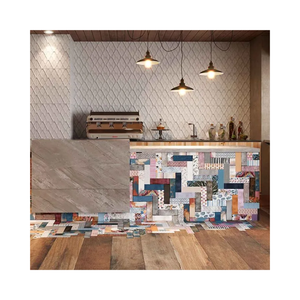 Porcelanato Amadeirado Rústico Retificado 30x120cm Chale Ceusa