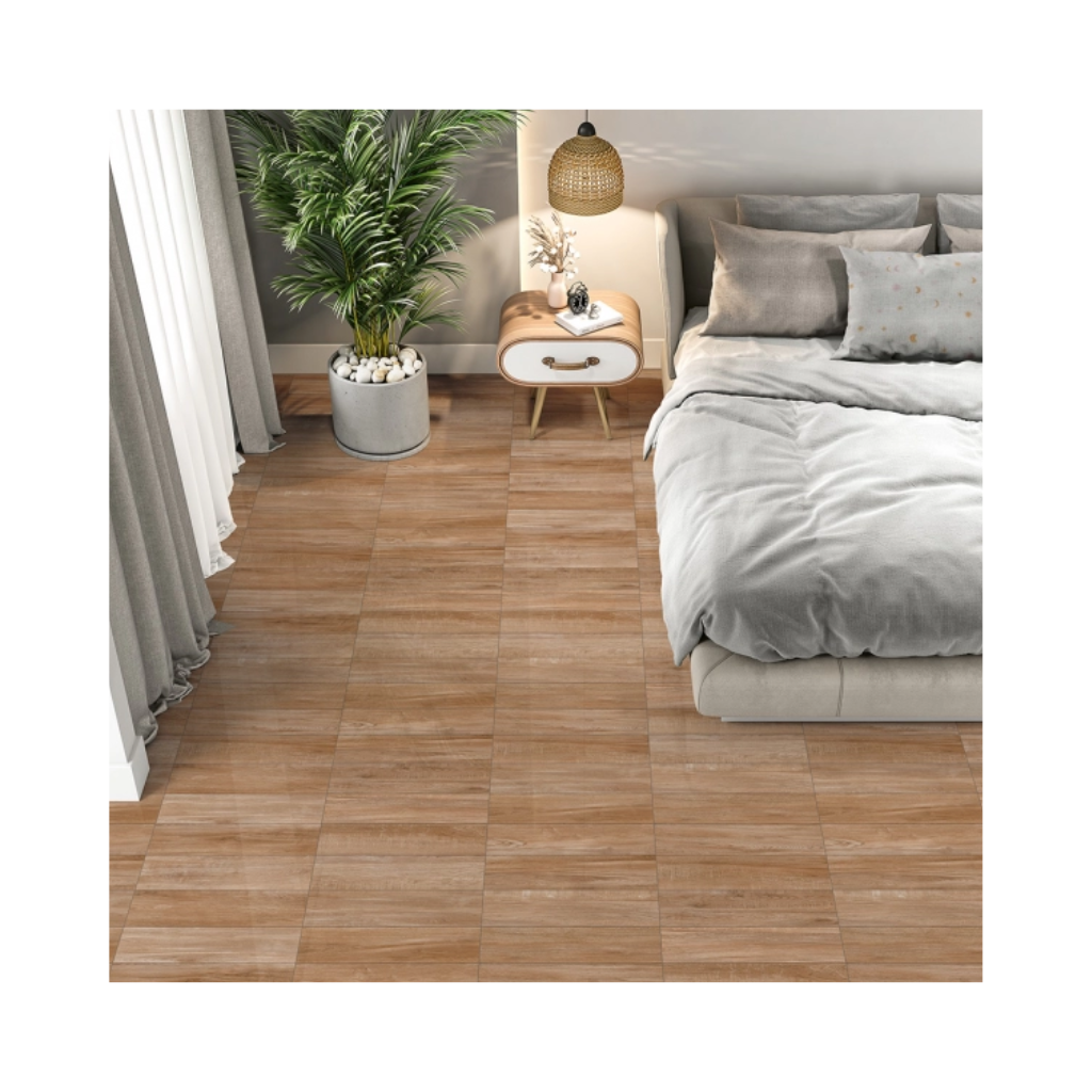 Piso Cerâmico Amadeirado Brilhante Retificado 60x60cm Mondai Plus Piso Forte