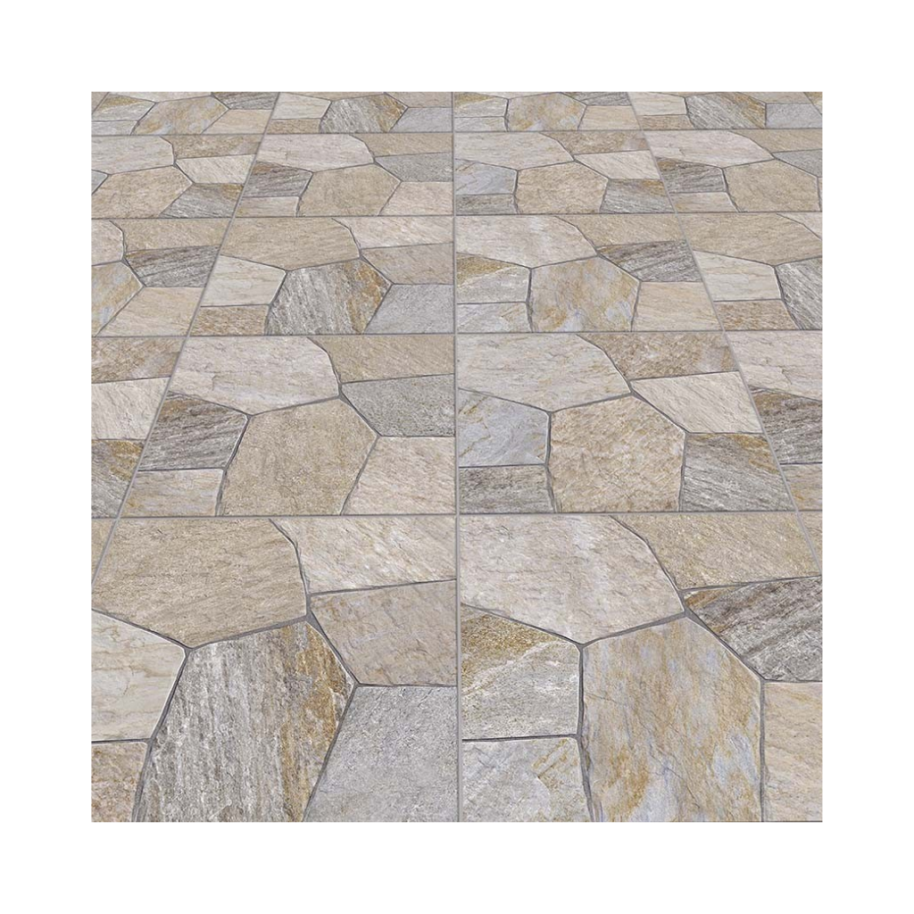 Revestimento Cerâmico Pedra Bege Bold 58x58cm Incopisos