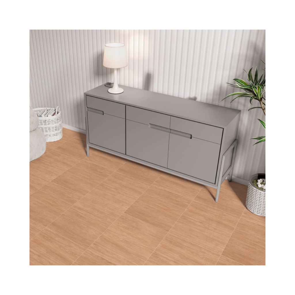 Piso Cerâmico Amadeirado Brilhante 50x50cm Nivus Piso Forte