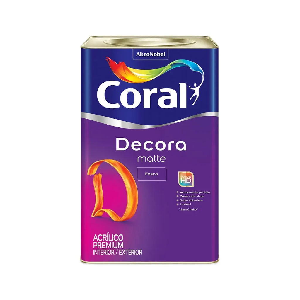 Tinta Acrílica Decora Matte Fosco Coral