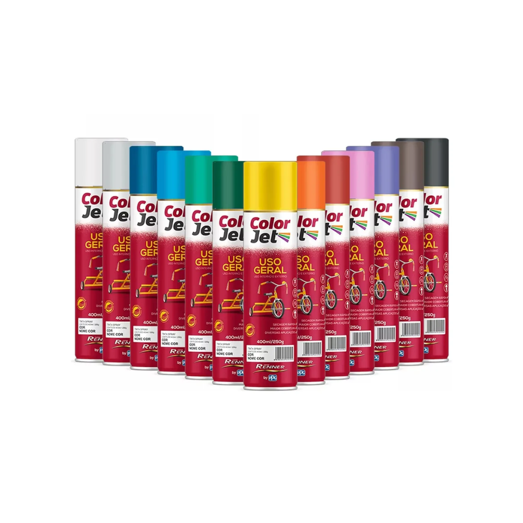 Tinta Spray Color Jet Uso Geral